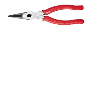 PINZA DE PUNTA LARGA CON AGARRE CÓMODO DE 8"