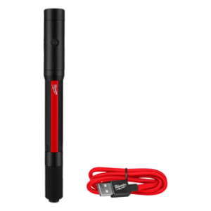 LINTERNA TIPO LÁPIZ RECARGABLE USB CON LÁSER (250 LÚMENES)