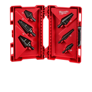 JUEGO DE BROCAS ESCALONADAS DE 6 PIEZAS CON REVESTIMIENTO DE ÓXIDO NEGRO